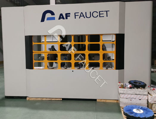RTAF-AP04AZ-亜鉛合金 衛生用品の磨き機, 4 スピンドルモップホイール磨き機,CNC磨き機